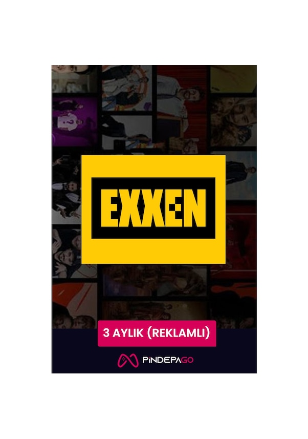 Exxen 3 Aylık Dijital Üyelik Kodu - Reklamlı (561807437)