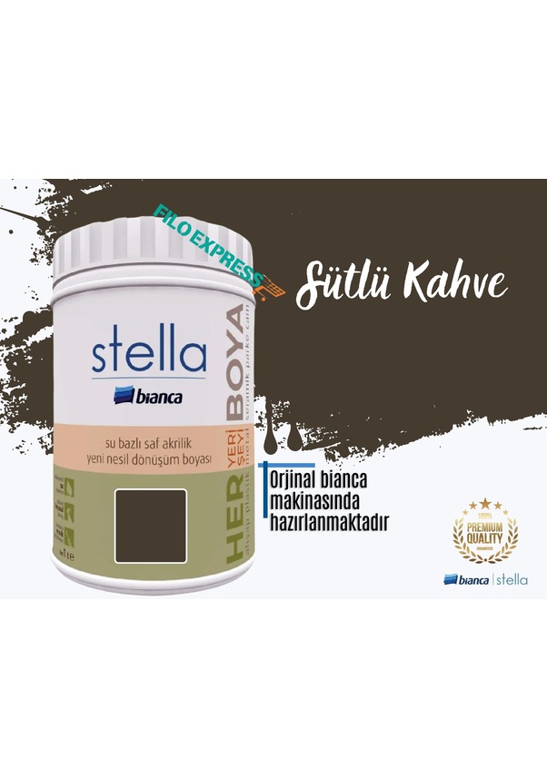 Bianca Stella Premium Meubelverf Zonder Schuren voor Keuken & Badkamer, Zandwit, Glanzend, 1000ml, Waterbasis, Acrylverf voor alle Oppervlakken, Houtverf, Tegelverf, Metaalverf voor Renovatie