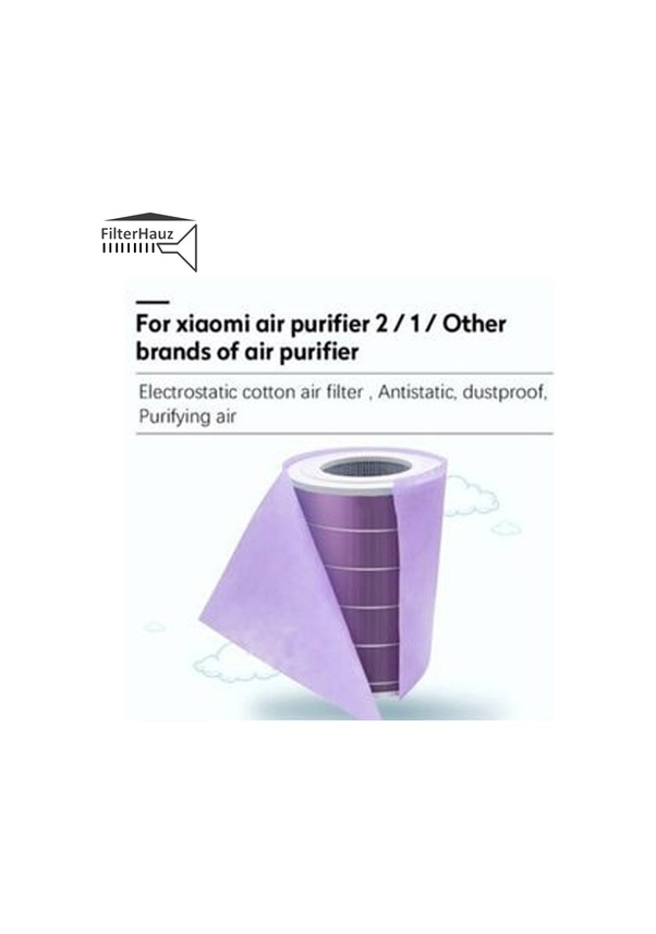 Resim Filterhauz I Xiaomi Air Purifier Için Toz Tutucu Filtre 6 Adet 