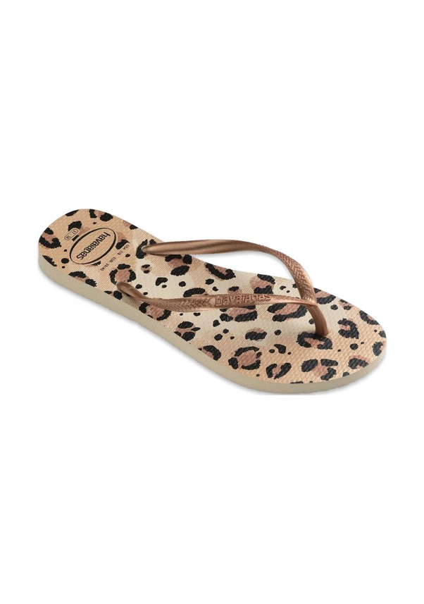 Resim Havaianas 4103352 Slim Animals Parmak Arası Bej Kadın Terlik Bej 