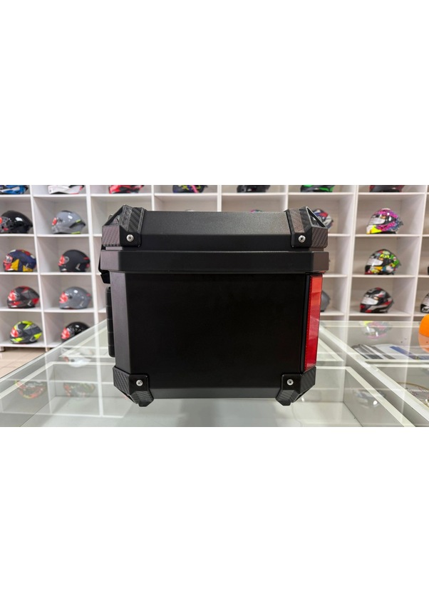 Resim Rexx 45 Litre Abs Motosiklet Arka Çanta - Siyah Tek Renk 