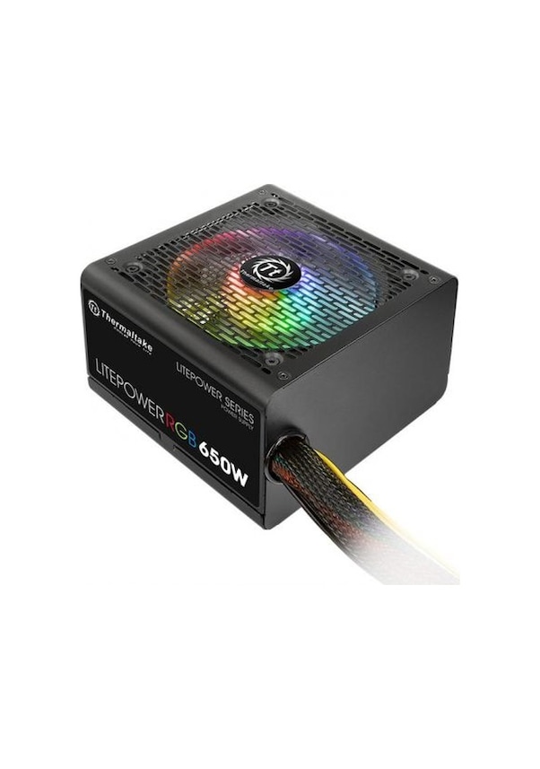 Resim Thermaltake Litepower RGB PS-LTP-0650NHSANE-1 650W 12 CM Fanlı Güç Kaynağı 