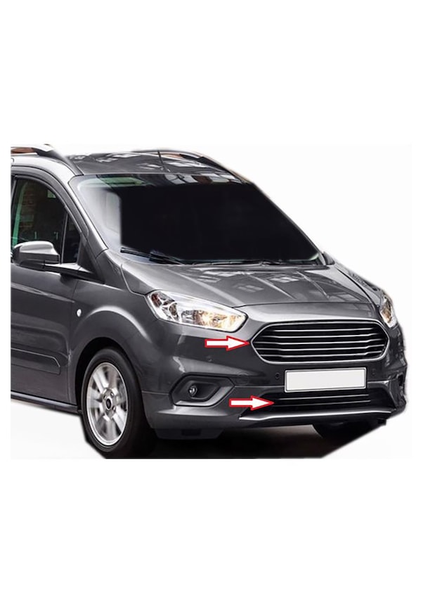 Ford Tourneo Courier 2017 Sonrası P çelik Ön Panjur 7 Prç Fiyatları ve