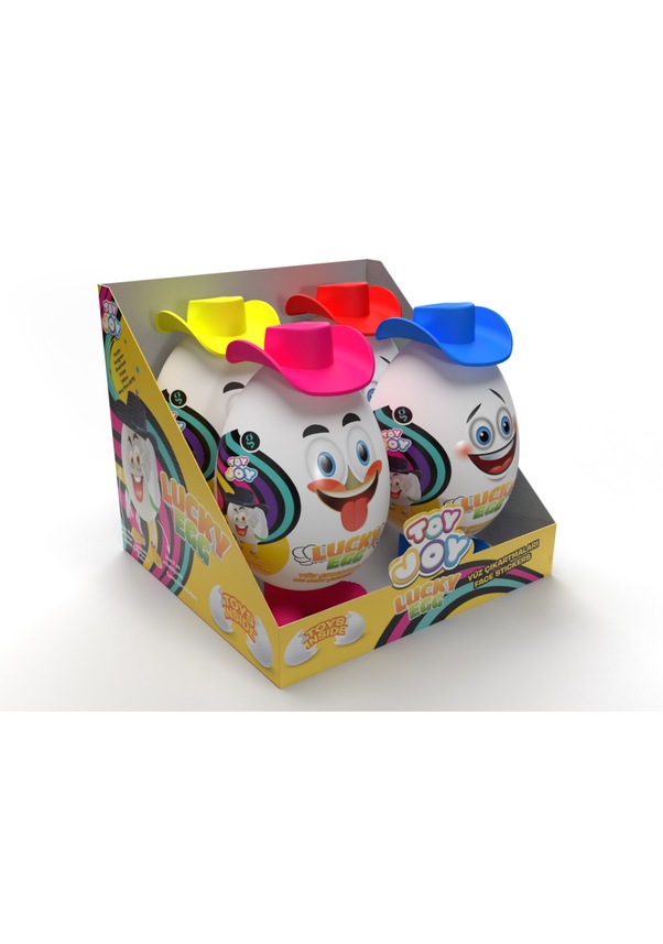 Toy Joy Lucky Egg Şapkalı Ayaklı Dev Yumurta 4 x 10 G Fiyatları ve