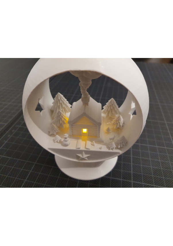 Resim Opencart Kar Küresi, Kar Küresi, Yeni Yorum, Çay Işığı Sadece Plastik Aparattır 