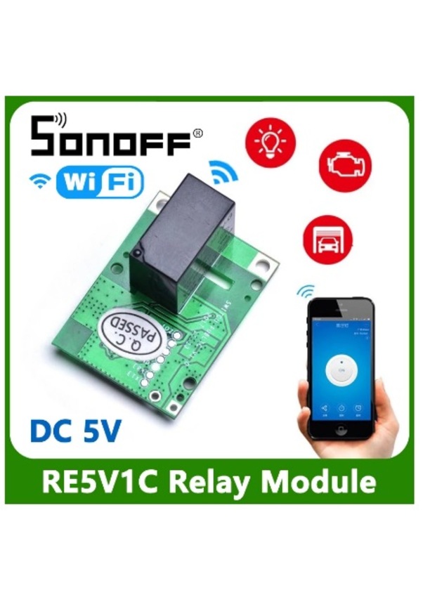Sonoff Re5V1C - 5V Wifi Role Modül Kuru Kontak Fiyatları ve Özellikleri