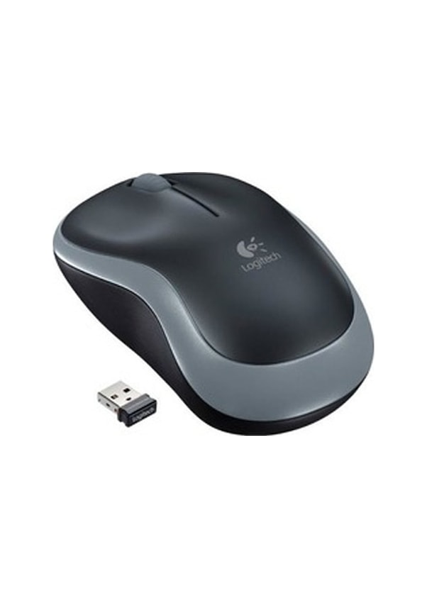 Resim Logitech M185 910-002235 Kablosuz+usb Nano Alıcılı Siyah/gri Mouse Optik 