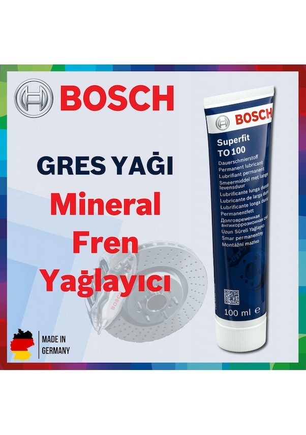 Bosch Superfit To 100 Gres Yağı Mineral Fren Yağlayıcı 100Ml Fiyatları ...
