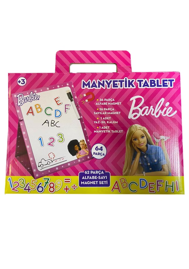 Barbie Alfabe Sayı Manyetik Seti BRB2229 (62 Parça) Fiyatları ve