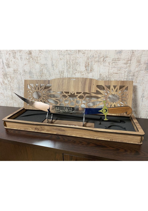 Kanuni Model Kılıç Dekoratif Amaçlı Paslanmaz Çelik 58 Cm Kılıç 1 OE9338