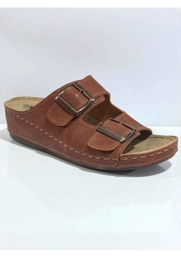 Resim Aryan 09-978 Anatomic Kadın Dolgu Topuk Terlik Siyah 