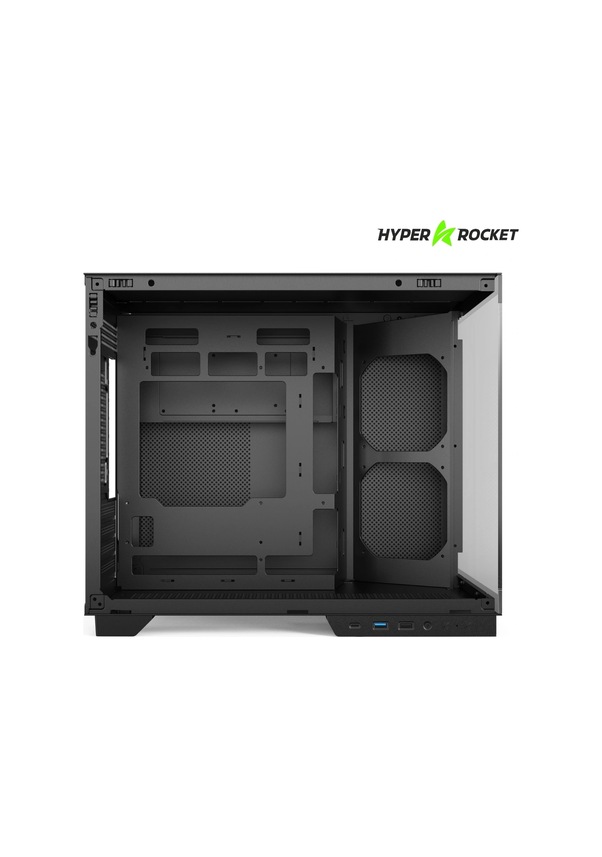 Resim Hyper Rocket V332 Blk Micro-atx Gaming Siyah Oyuncu Kasası + 650w Psu 