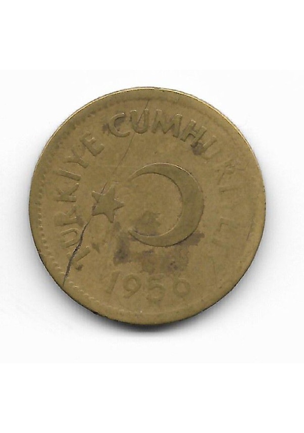 Tc. 25 Kuruş 1956 Mp0681 NA5386 Tc. 25 Kuruş 1956 Mp0681 NA5386