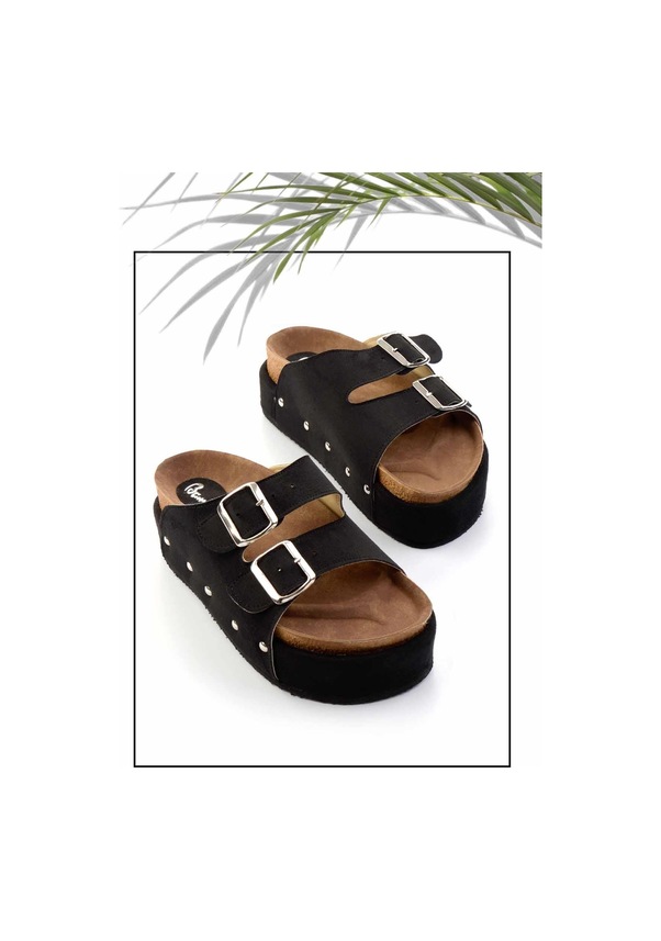Resim Siyah Kadın Terlik K04192171502 Siyah 