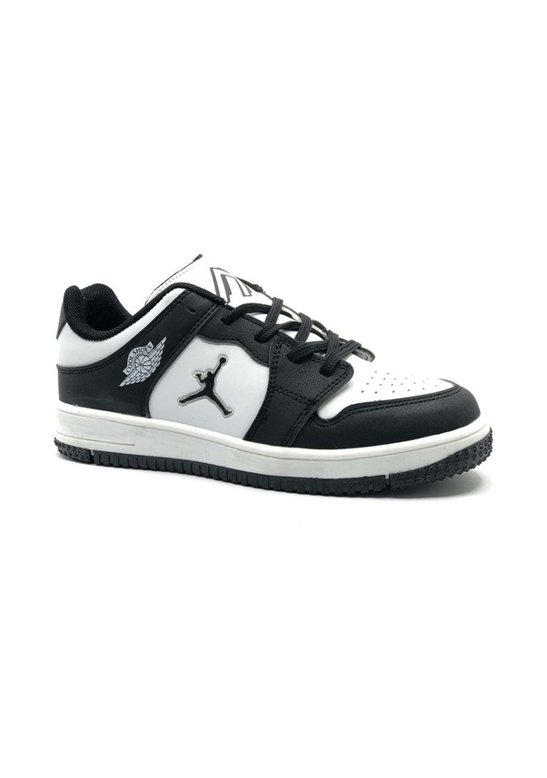 Resim Cool Haykat Kısa Sneaker Spor Ayakkabı Siyah / Beyaz Siyah - Beyaz 