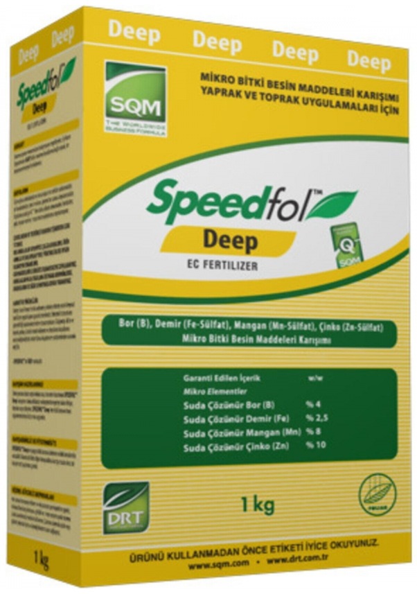 Speedfol Deep Ec Yaprak Gübresi 1 KG Fiyatları ve Özellikleri