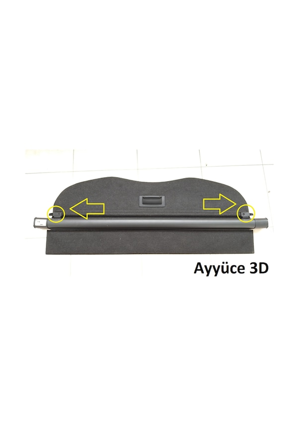 Resim Ayyüce 3d, Renault Clio 2006-2011 Kasa Bagaj Pandizot Ayakları,2x 
