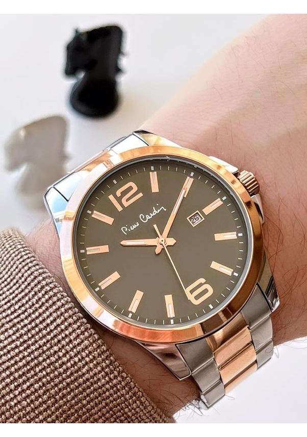 800411F07Y Pierre Cardin Çelik Kordon Erkek Kol Saati 30 Mt Su Ge