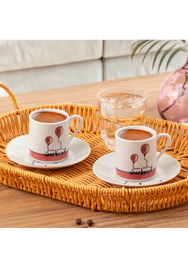 Porsima 03 Porselen 12 Parça Türk Kahve Fincan Takımı 90ml Fiyatları ve ...
