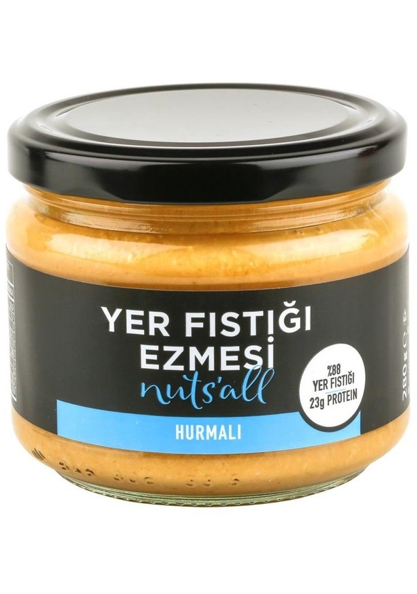 Nuts'all Hurma Özlü Yer Fıstığı Ezmesi 280 G Fiyatları ve Özellikleri
