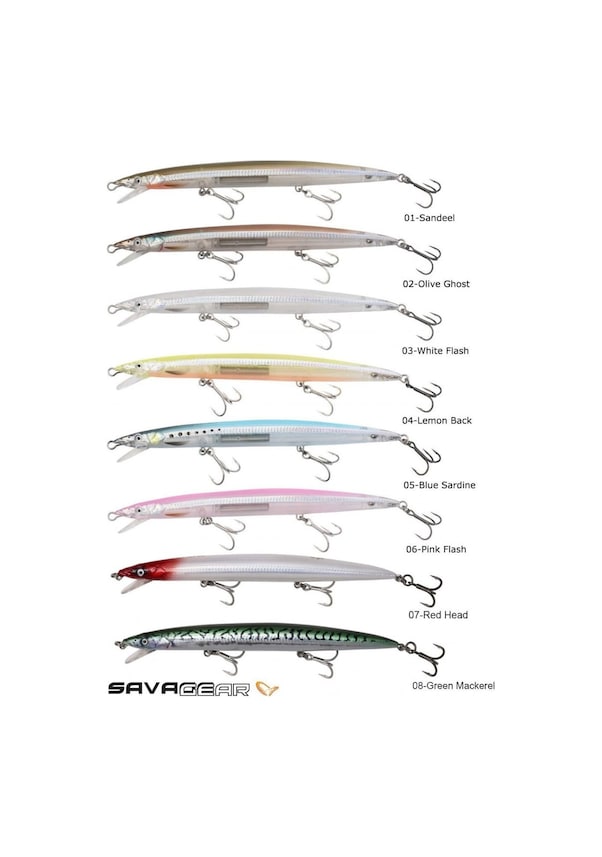 Svendsen 64017 – SG Sandeel Jerk Minnow 175 Basic Atherin, Leurre Souple Pour Pêche