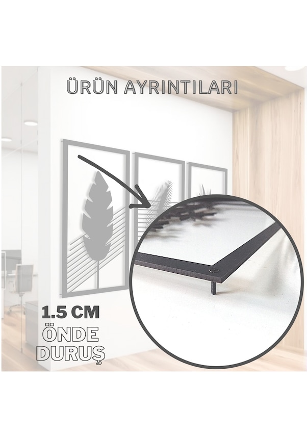 Dekoratif Ahşap Doğa Temalı Tablo - Lazer Kesim (413089424) OE8279