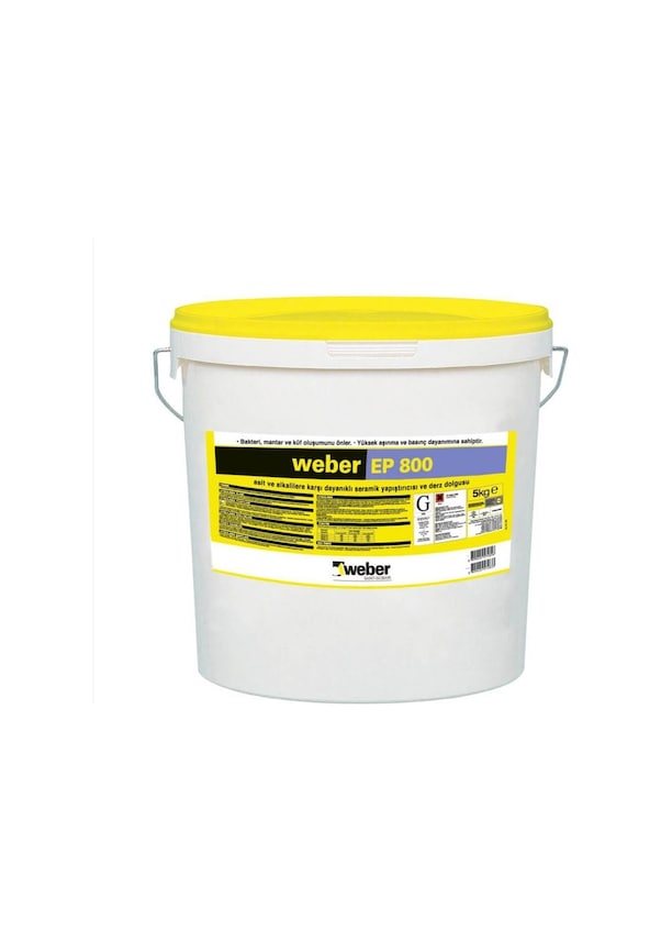 Resim Weber Ep 800 Beyaz Epoksi Derz Dolgu 5 KG 