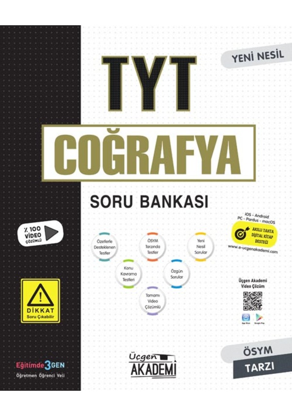 Üçgen Akademi Tyt Coğrafya Soru Bankası 2023 Fiyatları Ve Özellikleri