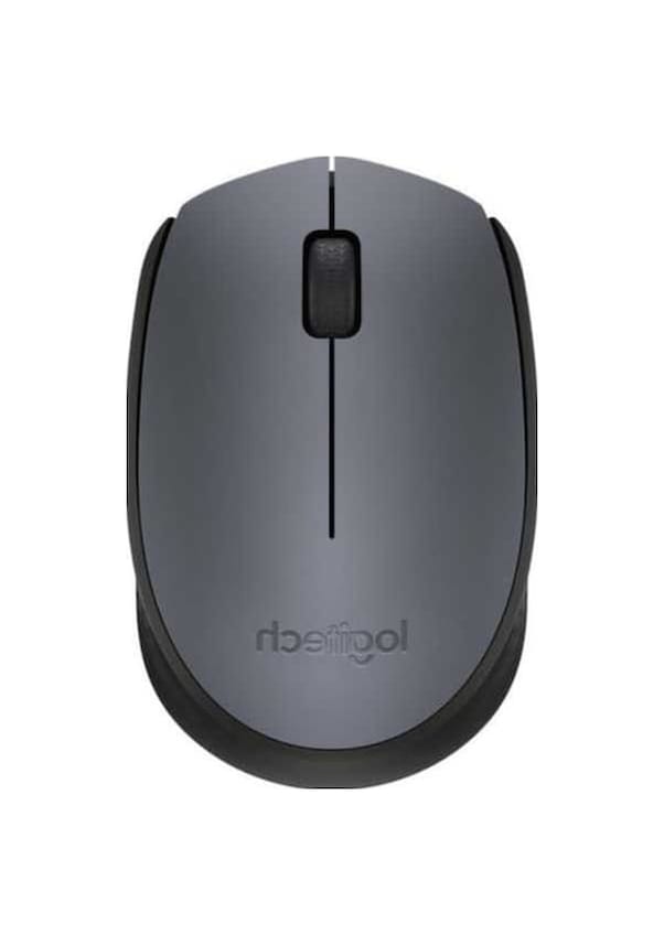Resim Flybuy Logitech M170 Kablosuz Mouse, Gri/siyah Renk, Hızlı Kullanım M170 