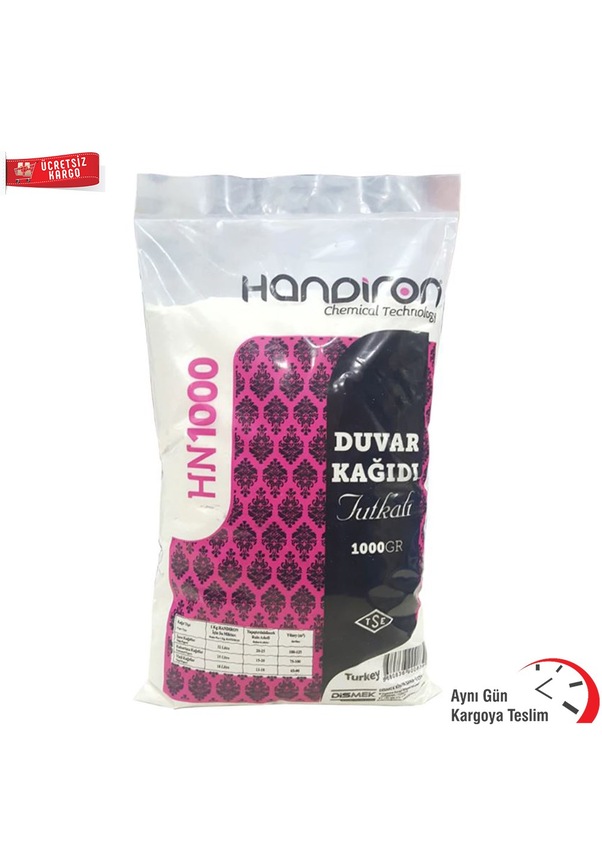 Handiron Duvar Kağıdı Tutkalı Yapıştırıcısı 1000 G Fiyatları ve Özellikleri Handiron Duvar Kağıdı Tutkalı Yapıştırıcısı 1000 G Fiyatları ve Özellikleri
