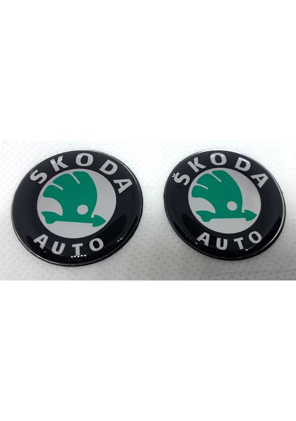 Skoda 3D Sticker 2 Adet