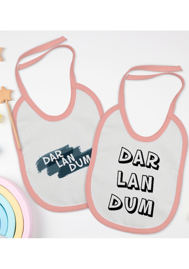BK Kids Darlandum Tasarımlı 2’li Pembe Mama Önlüğü-1 BK Kids Darlandum Tasarımlı 2’li Pembe Mama Önlüğü-1