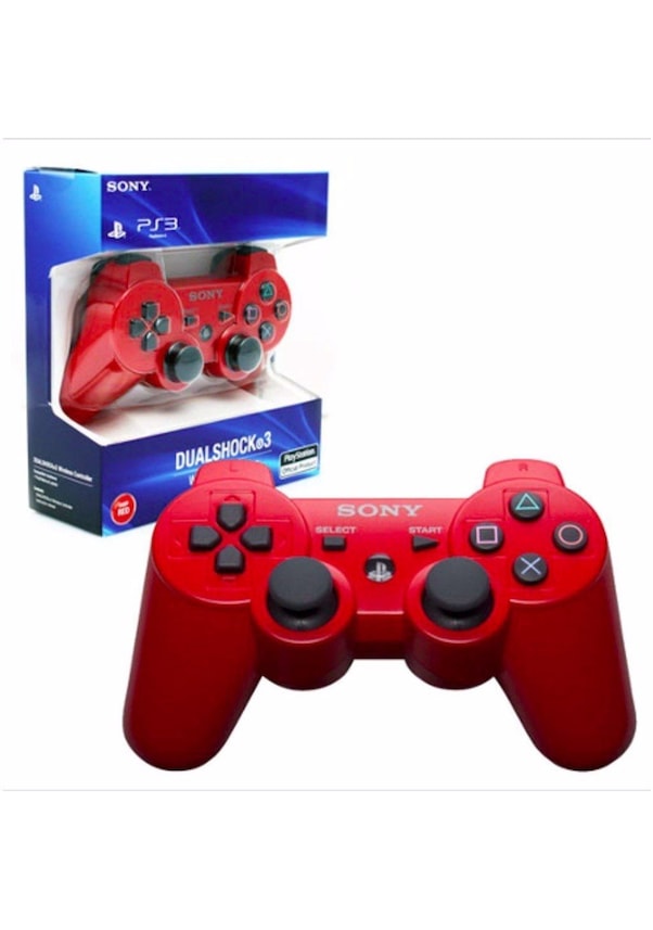 Sony PS3 Joystick PS3 Kol Dualshock 3 Kırmızı