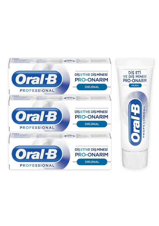 Oral-B Diş Eti ve Diş Minesi Pro-Onarım Diş Macunu 50 ML x 3