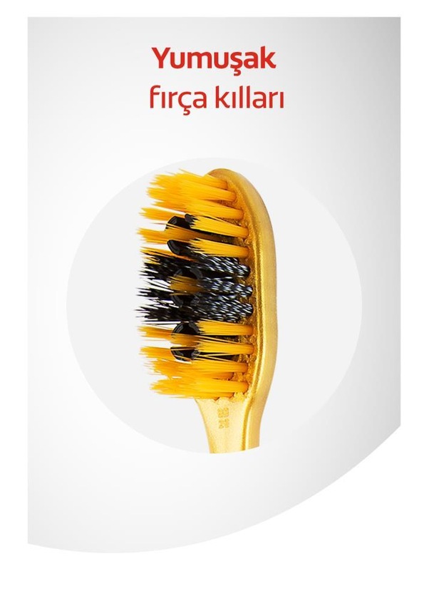 Colgate 360° Charcoal Gold 1+1 Diş Fırçası Soft NQ6783