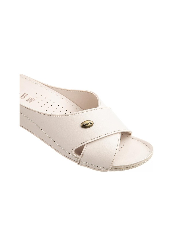 Resim Muya Misty Anatomik Taban Dört Mevsim Kadın Terlik Krem 