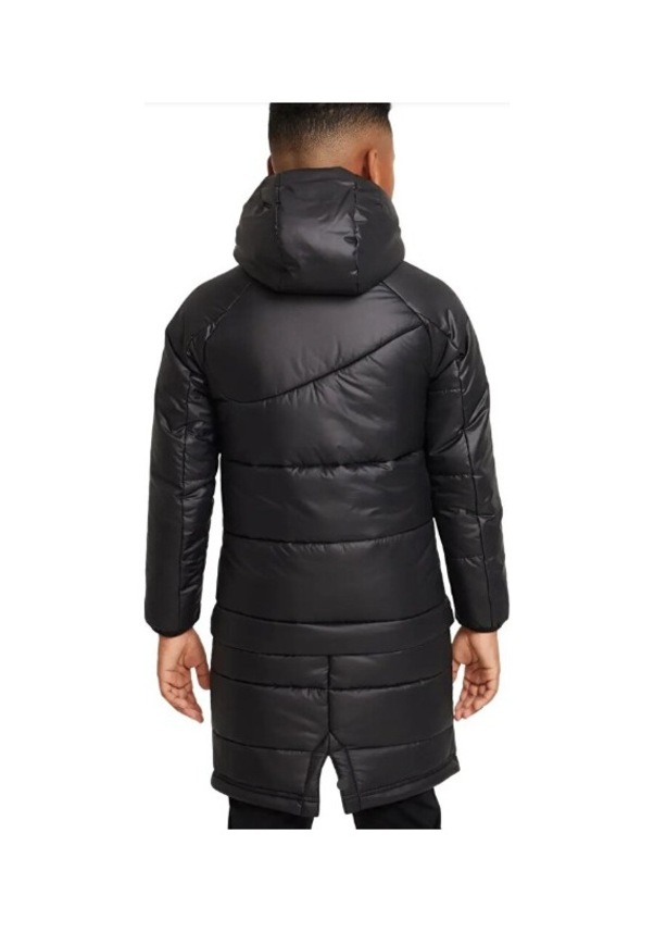Resim Nike Therma Fit Academy Pro 2in1 Çocuk Siyah Kapüşonlu Mont Dj6363-010 Siyah 