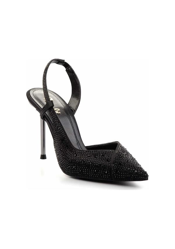 Resim Siyah Kadın Abiye Ayakkabı K01209926038 Siyah 