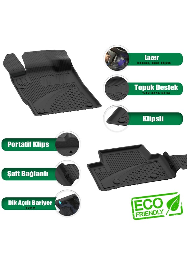 Tapis De Sol Pour Citroën C5 Aircross 2019-2021 - Lot De 4 Pièces - Antidérapant, Imperméable