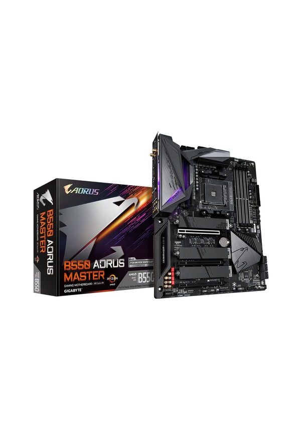 Gigabyte B550 Aorus Master AMD B550 5400 MHz (OC) DDR4 Soket AM4 ATX ...