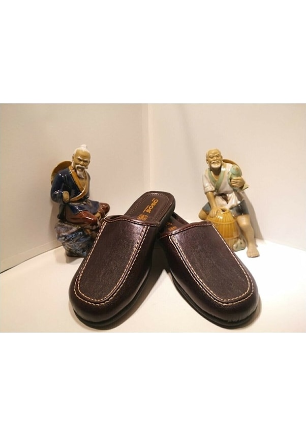 Resim Erkek Siyah Ev Damat Bohça Çeyiz Terliği 