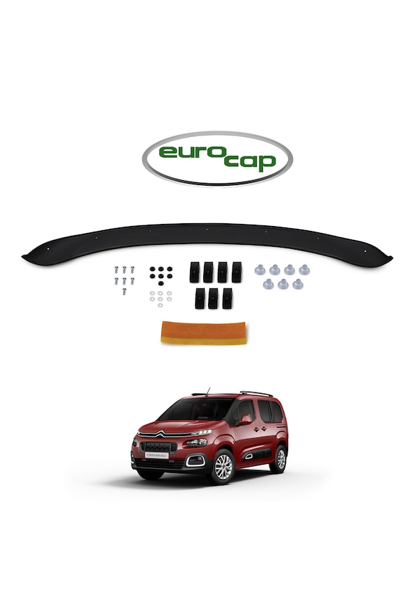 Kolaylıspider Eurocap Citroen Berlingo Ön Kaput Koruma Rüzgarlık 3mm ...