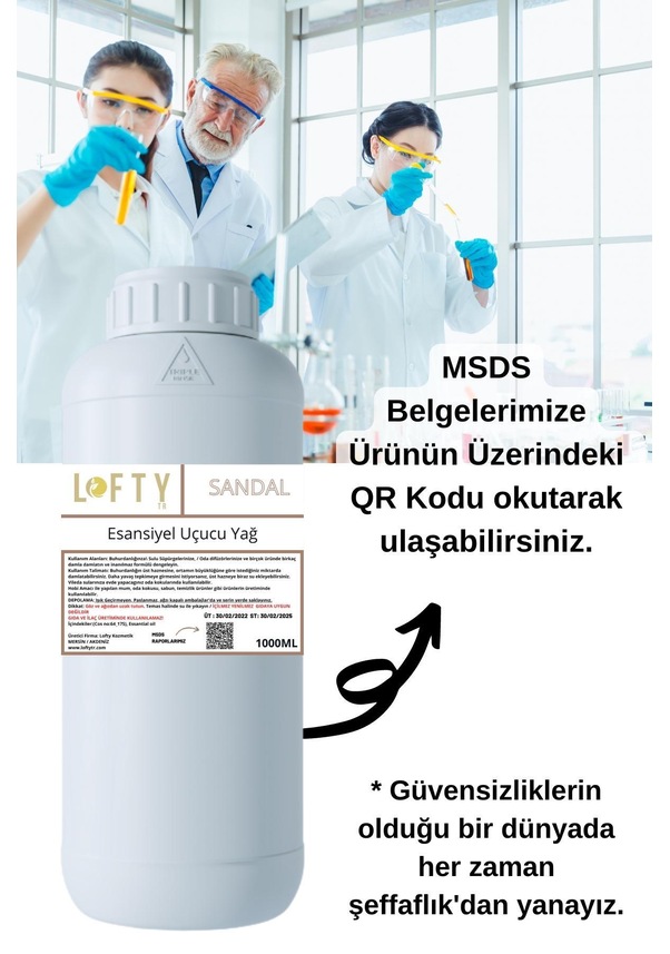 Lofty Okaliptus Esansiyel Uçucu Yağ Konsantre Esans Saf Hobi Esansı Mum Sabun Oda Kokusu 1 L ZV10506