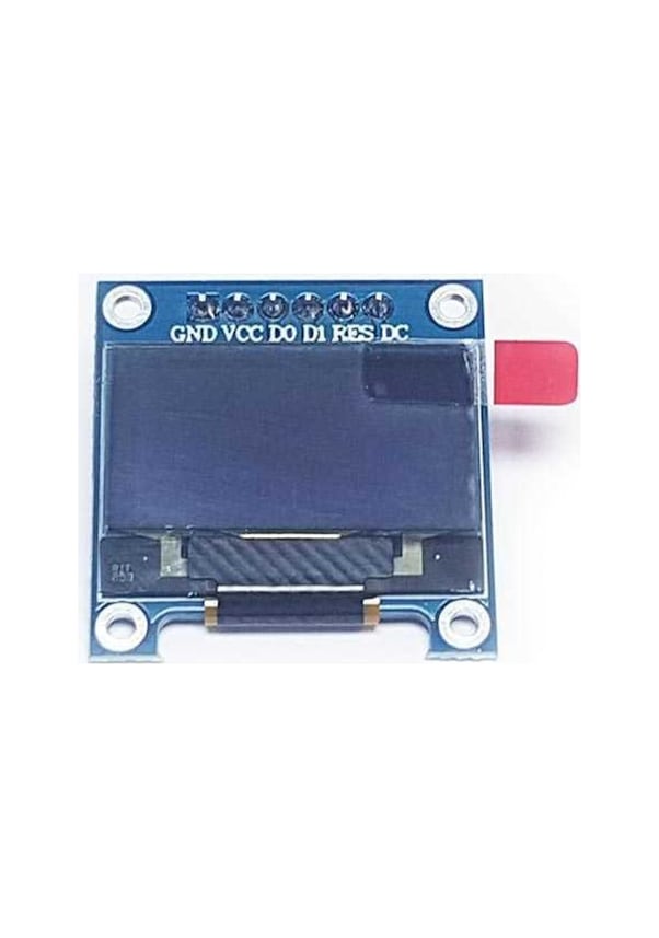 Resim 128X64 0.96 İnç Oled Grafik Ekran 6 Pin Spı 