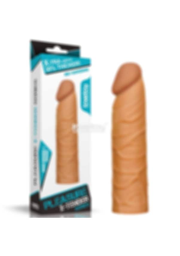 Hızlı Express Lovetoy X-Large Dolgulu Realistik Penis Kılıfı Uzatmalı Prezervatif Dildo