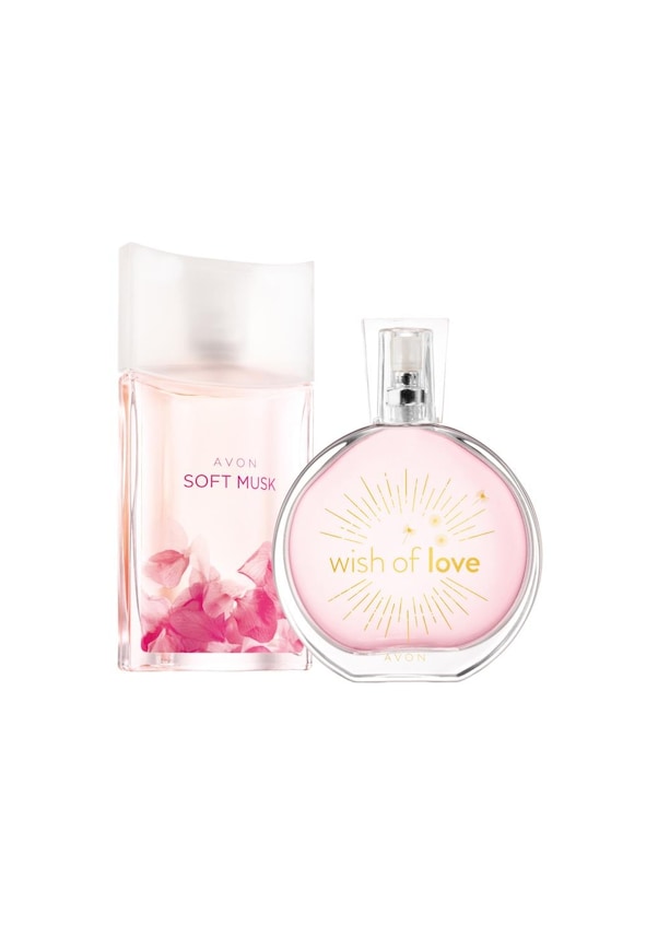 Avon Soft Musk + Wish of Love Kadın Parfüm EDT 50 ML