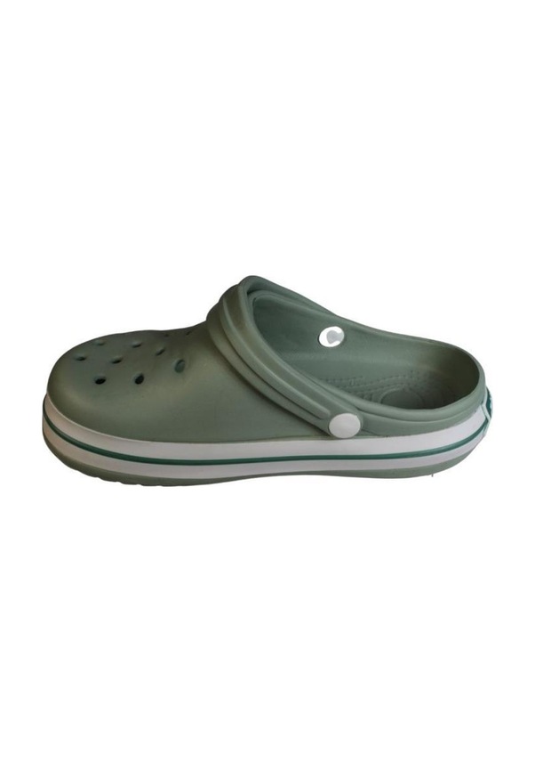 Resim Yazkış Kadın Gri Yeşil Kırmızı Doktor-hemşire-aşcı Cross Tarzı Terlik 001 