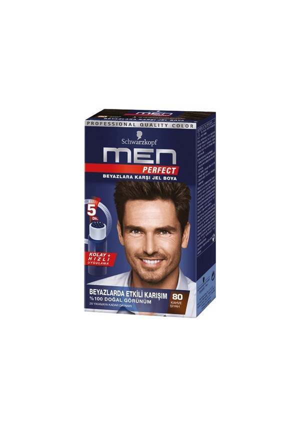 Schwarzkopf Men Perfect Anti Grey Color Gel 80 Siyah Kahve Fiyatları ve