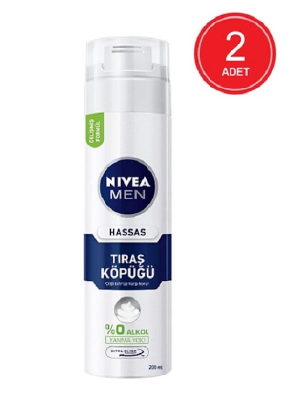 Nivea Men Hassas Tıraş Köpüğü 2 x 200 ML