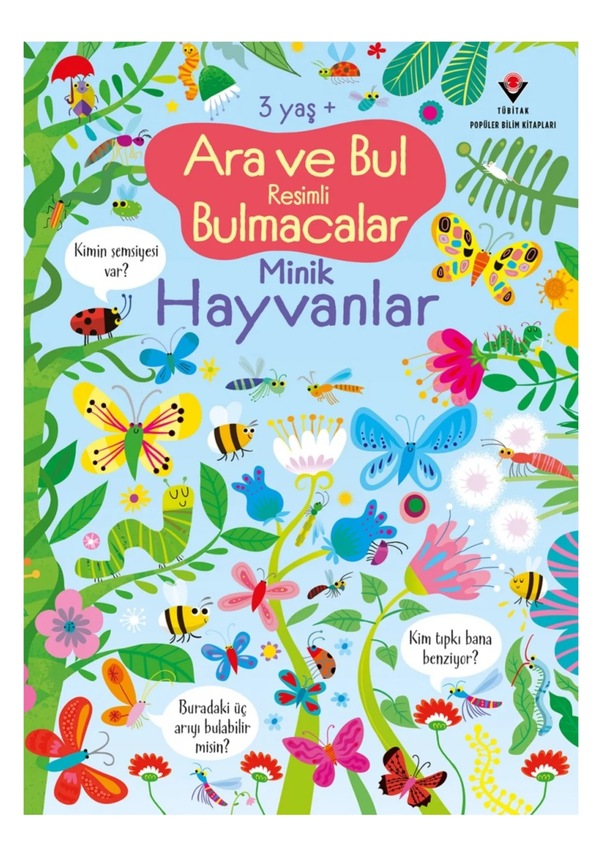 Tübitak Yayınları Ara Ve Bul Resimli Bulmacalar Minik Hayvanlar 3